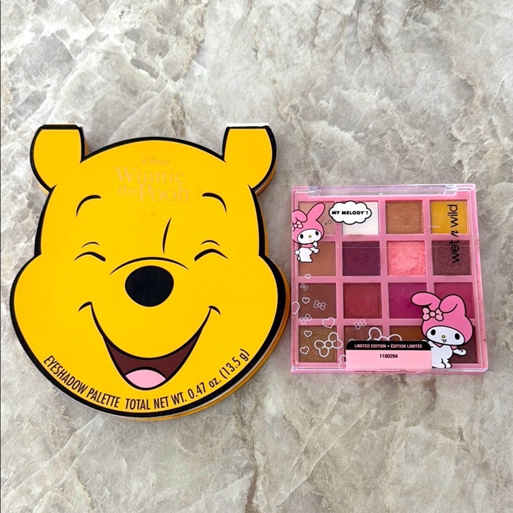 Winnie the Pooh and My Melody Eyeshadow Palette Set Limited Edition